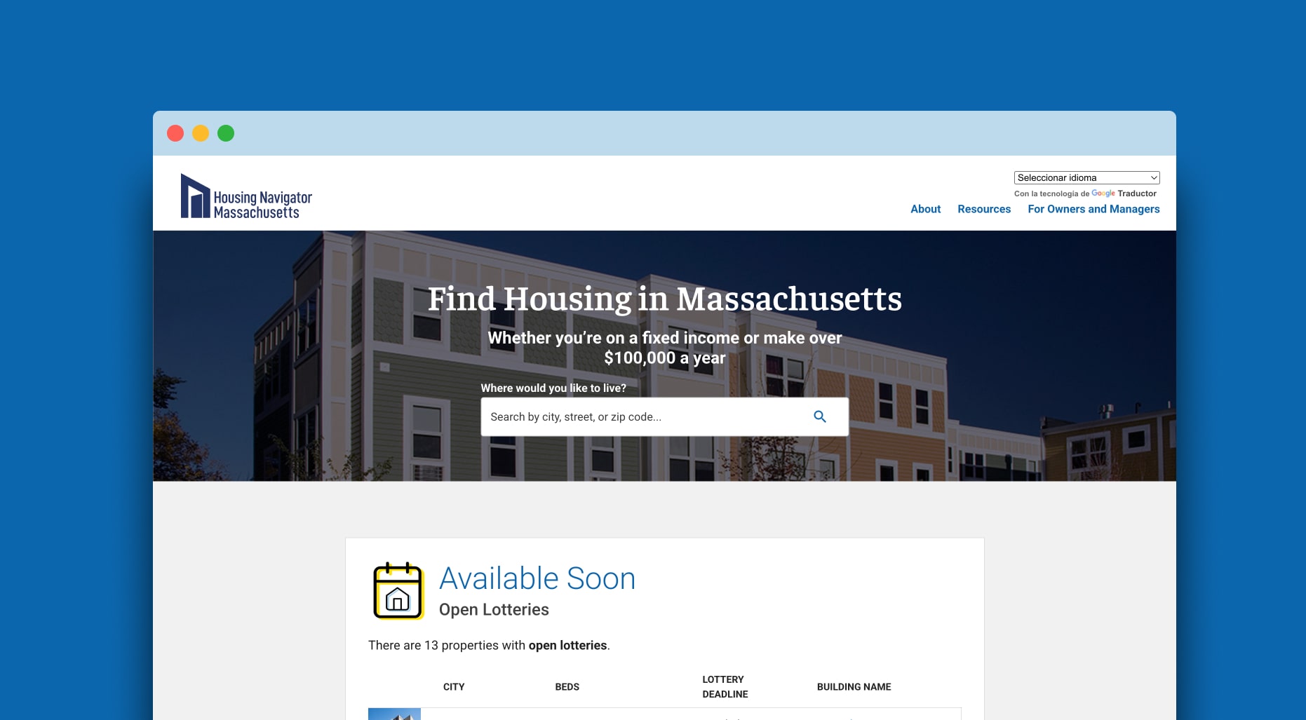 Video tutorial thumbnail showing how to search for available affordable housing properties